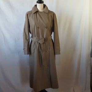 London Fog Petite Belted Trench w/Hood